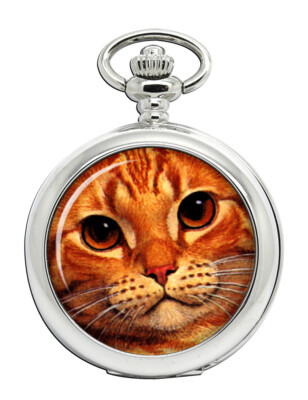 Katzengesicht Taschenuhr