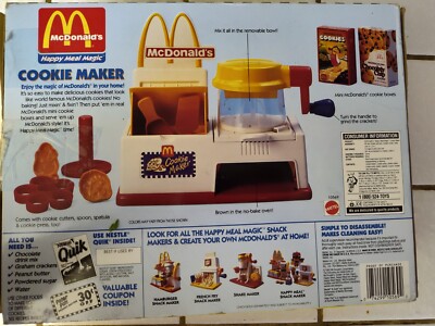 Real Vintage 1993 McDonald's Happy Meal Magic Cookie Maker Brand
