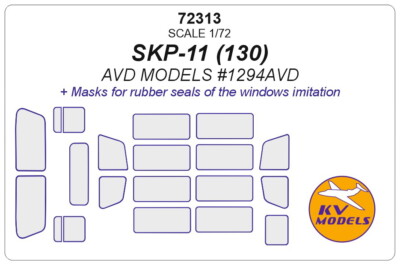 KV 1/72 SKP-11 (130) Masking for Avd Models