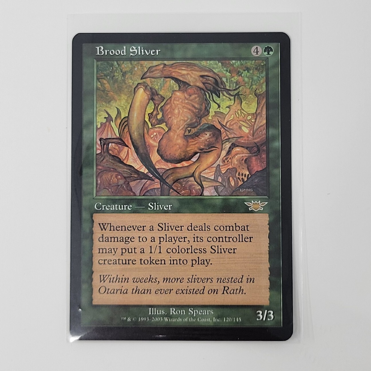MTG Brood Sliver (Legions) 120/145 Regular Rare - Near Mint NM 