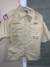 Boy Scout BSA UNIFORM SHIRT New Style Youth Large Short Sleeve X37