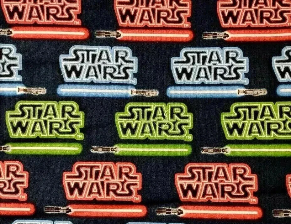 star wars logo fun fabric length piece 21 x 11 inch new - Image 2 of 2