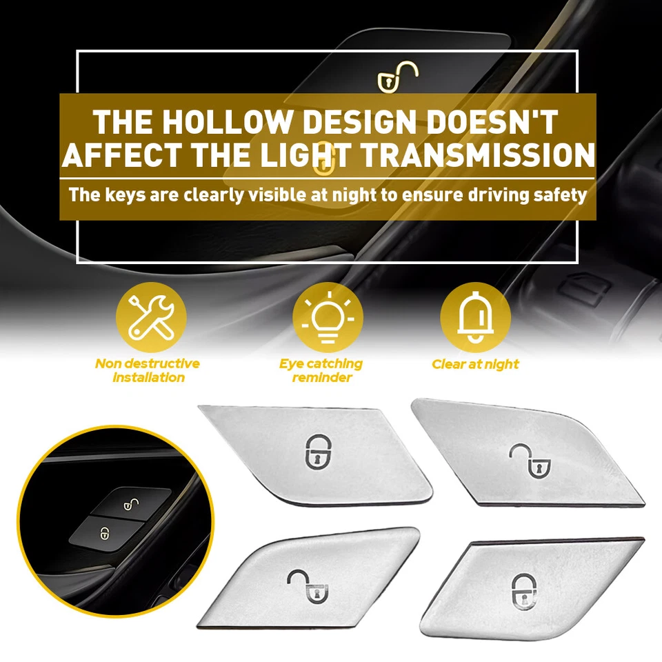 Borde plateado botón volante para Mercedes Benz GLC C Clase W205 2015-2021 Foto 4 de 4