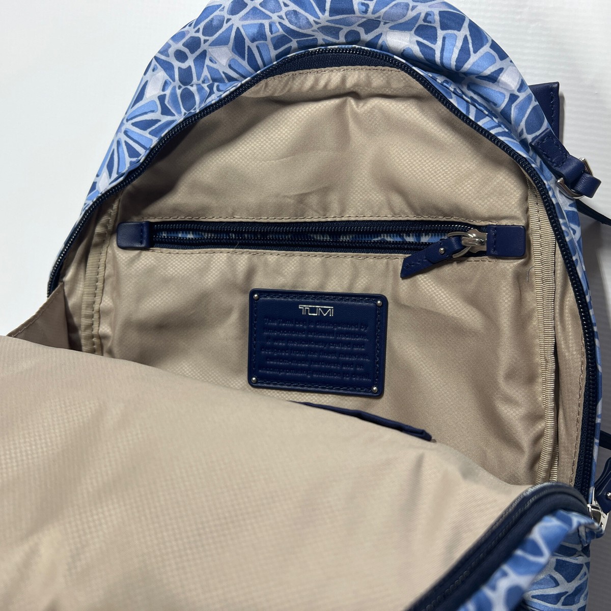 TUMI Voyageur Brive Sling Backpack NWT Light Blue Nylon Tumi Voyageur Brive Sling Backpack | eBay main image 2