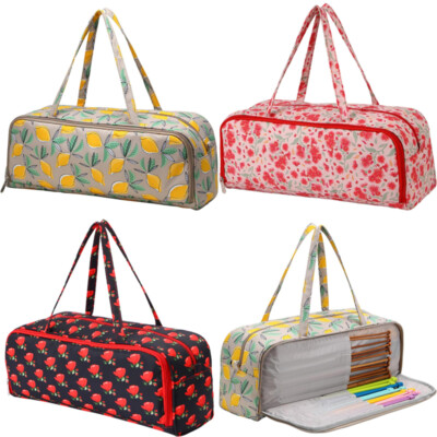 Knitting Crochet Yarn Storage Bag Needles Wool Tote Accessories ...