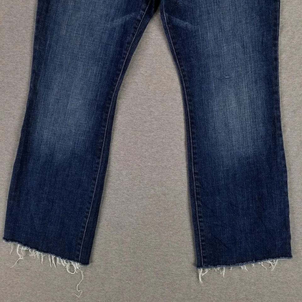 Pantalones de mezclilla Emma Abercrombie & Fitch talla 12 W31 L33 calidad elástica perfecta Y2K BONITOS Foto 2 de 4