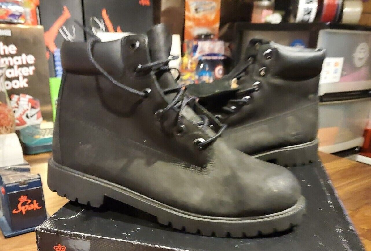 Men's Size 7 TIMBERLAND Black Boots Primaloaft Insulated 12907