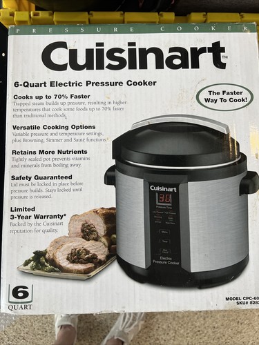 cuisinart electric pressure cooker user manual