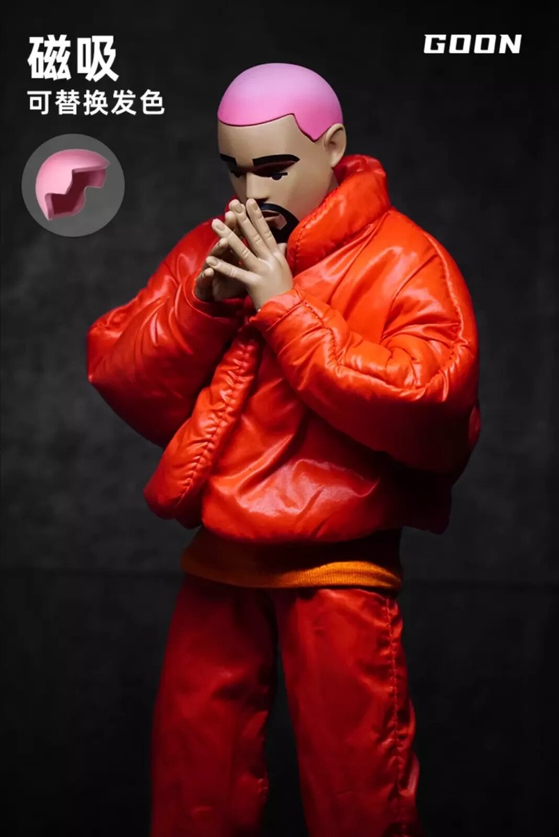 Kanye West, 1/6 Articulated Action Figure, 12 Inch, Red Cotton