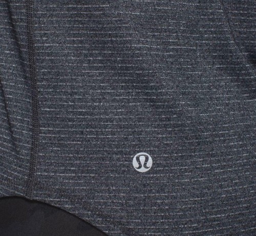 CAMISETA LULULEMON RUNAWAY NEGRA JASPEADA TALLA 6 CON BOLSA DE REGALO NUEVA CON ETIQUETAS $68 - Imagen 8 de 10