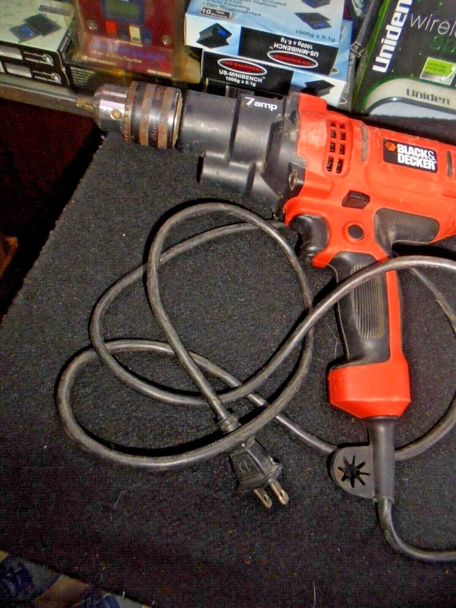 BLACK+DECKER 7.0 Amp 1/2 in. Electric Drill/Driver Kit (DR560)