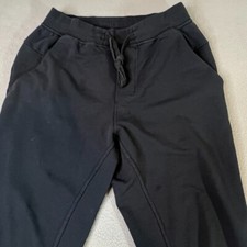 Lululemon City Sweat Jogger Mens Small Black Drawstring Sweatpants Tapered