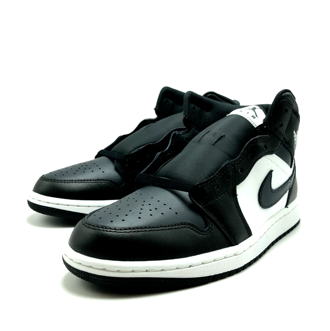 美品　NIKE 26.5㎝　 AIRJORDAN 1MID BLACK NEW* Men NIKE AIR JORDAN 1 MID BLACK/OFF NOIR-SUMMIT WHITE