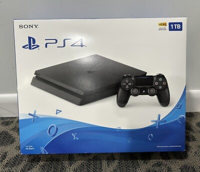 Sony PlayStation 4 Slim 1TB Black PS4 Console - CUH-2215B