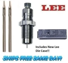 Lee Full Length Sizing Die & 2 Decapping Pins for 218 Bee # 91033+SE1909
