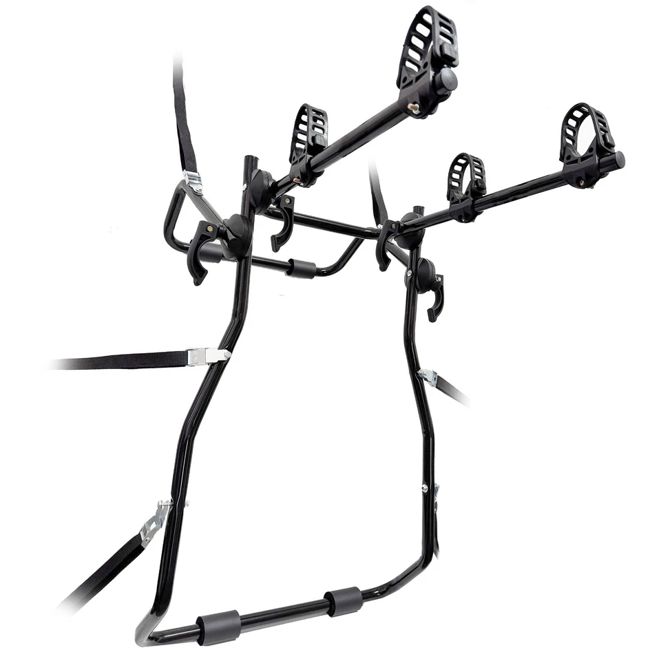 PORTABICI UNIVERSALE POSTERIORE DA AUTO PER TRASPORTO DI BICI MOUNTAIN BIKE - Immagine 2 di 4