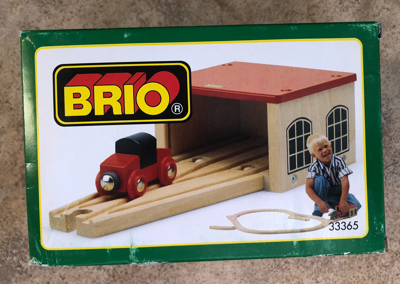brio train engine shed