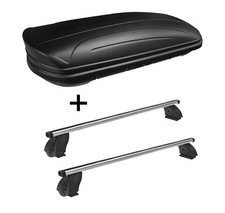 Dachbox VDPMAA320L matt+Dachtr&auml;ger K1P Alu f&uuml;r f&uuml;r Mercedes C W204 4T&uuml;rer 07-13