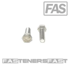 (25) 5/16-18x1" Stainless Steel Hex Cap Screws FT Hex Bolts Free Shipping