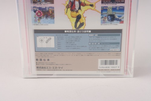 Sengoku Denshou SNK Neo Geo 1991 Japan Import Carton Box VGA Graded 85 NM+ - Picture 6 of 8