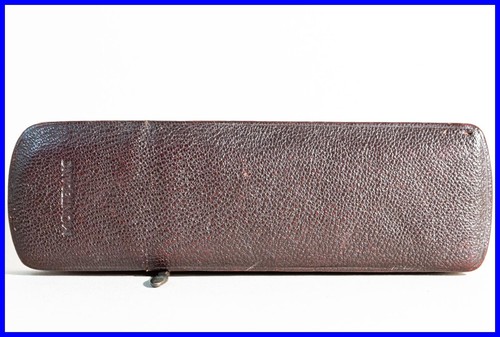 1950s MONTBLANC Chocolate Brown Saffiano Leather Case for 2 Pens Size 146 - 第 4/8 張圖片