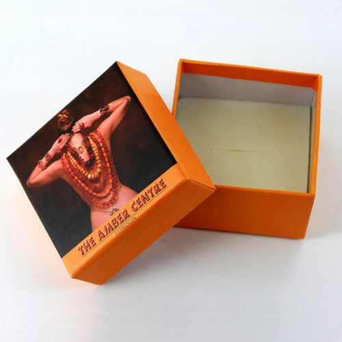ITALIAN HANDMADE GERMAN AMBER STUD EARRINGS IN 9CT Solid GOLD GS0127 RRP£295!!! - Picture 5 of 6