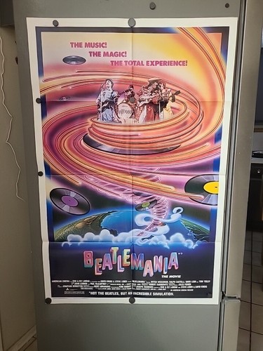 Beatlemania (1981) Original One Sheet Movie Poster Folded 27x41