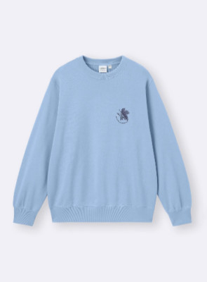 EVANGELION x GU Collaboration Limited Sweatshirt Pullover Japan Exclusive 2025
