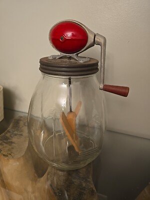 Red Football Tulip Dazey Butter Churn No. 8 | eBay Red Football Tulip Dazey Butter Churn No. 8 | eBay