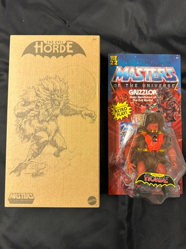 Grizzlor MOTU – Mattel 1984, Blister Euro, Neuf