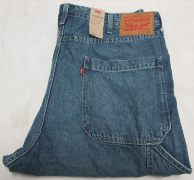 Levi's Men's Carpenter Style Tapered Leg Denim Blue Jeans Size W40/L32