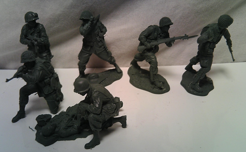 Publius 1:32 US Army Paratroopers WWII 7pcs