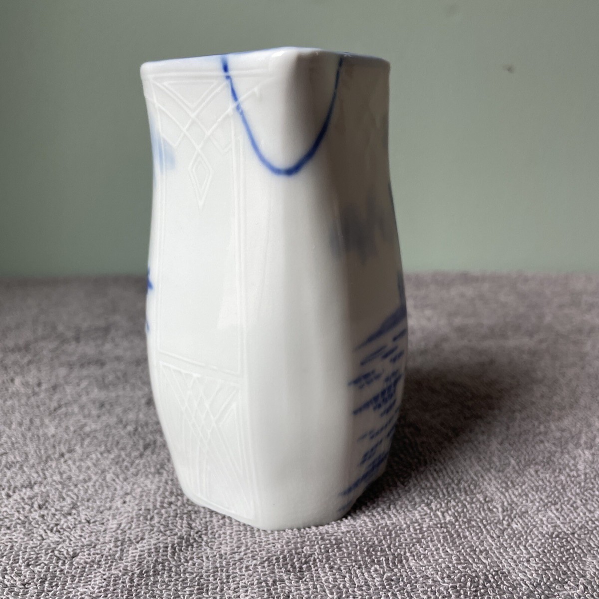 Antique Art Nouveau Design PITCHER Nautical DELFT 4694