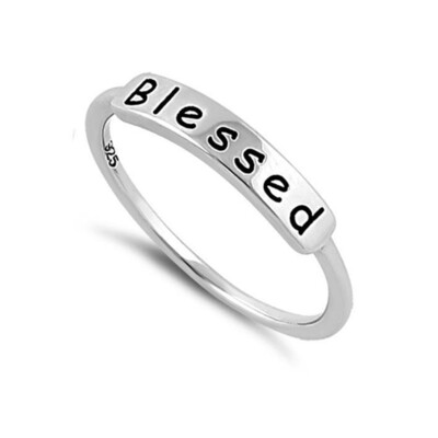 925 Sterling Silver Blessed Ring A thoughtful Christmas Gift