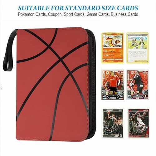 900 Pockets Basketball Card Binder Sleeves for Basketball Trading Cards, - Picture 5 of 7