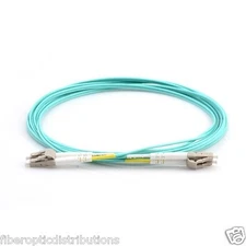 6m LC UPC to LC UPC Duplex 2.0mm PVC OM3 Multimode Fiber Optic Patch cable-9876