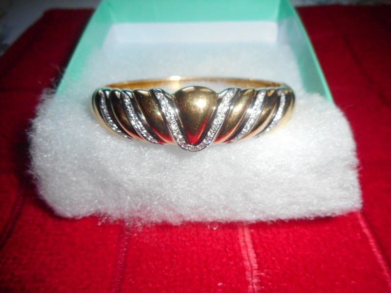 NWT YELLOW/WHITE 18K GOLD WITH DIAMOND BRACELET BY SALAVETTI AIG REPORT 38.7 g