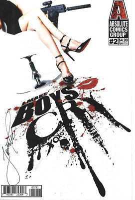 I MAKE BOYS CRY #2 SIGNED JAMIE TYNDALL W/COA ABSOLUTE COMICS 2021 NEW UNREAD BB