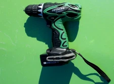 HITACHI 3/8" 12 VOLT CORDLESS DRIVER DRILL DS12DVF3 12V GENUINE GREEN BATTERY