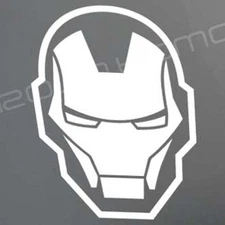 IRON MAN sticker decal helmet Avengers Tony Stark Industries