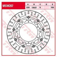 TRW Bremsscheibe (FüR: KTM 1290 Super Adventure ABS KTM Adventure 15-16 Vorne )