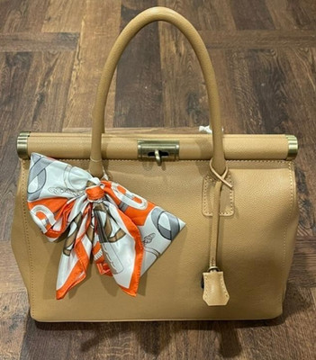 NEW! VIOLA CASTELLANI ~ Italy ~ All Leather Handbag ~ BIRKIN Inspired~ GORGEOUS!