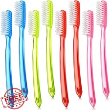 Zopeal 8 Pc Extra Firm Toothbrush Large Long Head