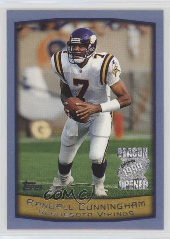 1999 Topps Season Opener Randall Cunningham #74 2u3