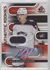 2022 SP Game Used Authentic Rookies Red Jersey 24/149 Nick Blankenburg Auto 11jd