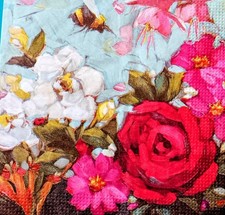 2 Individual Cocktail Napkins For Decopauge
