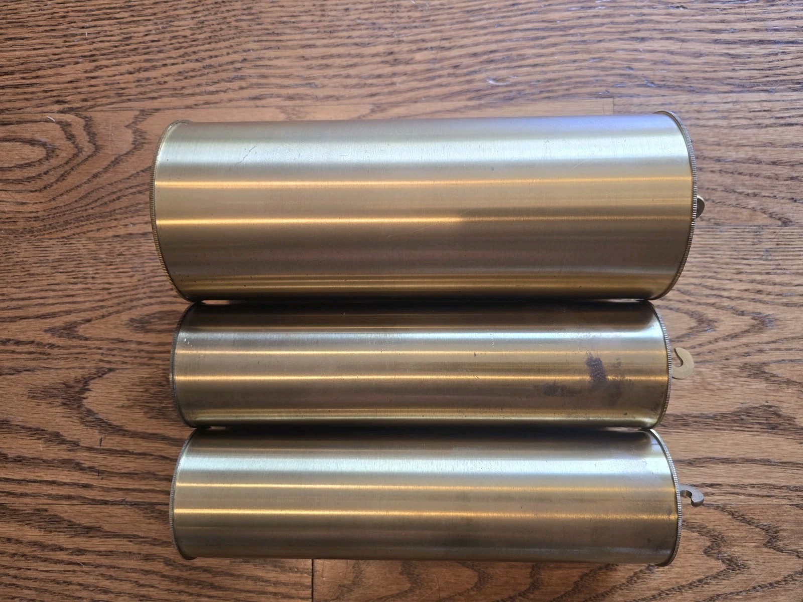 Herschede Haverford 294 Tubular 9 Tubes Grandfather Clock  Weights Set Of Three