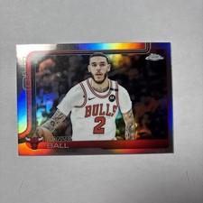2025-26 Topps Chrome NBA - Lonzo Ball Refractor #38 Bulls