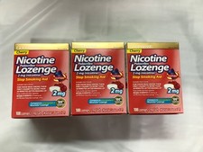 3 goodsense NICOTINE LOZENGE CHERRY-2MG-108 PC 2 MG FRESH 01/2027-SUGAR FREE