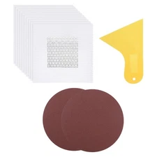 Drywall Repair Kit 2" Aluminum Wall Repair Patch W Scraper and Sand Paper 13Pcs